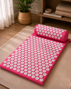 Acupressure Mat Set with Pillow, Back Neck & Feet Massage Circulation