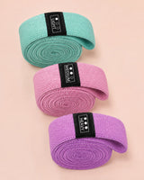Long Resistance Bands Set — 3 Levels for Full-Body Sculpting