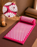 Acupressure Mat Set with Pillow, Back Neck & Feet Massage Circulation