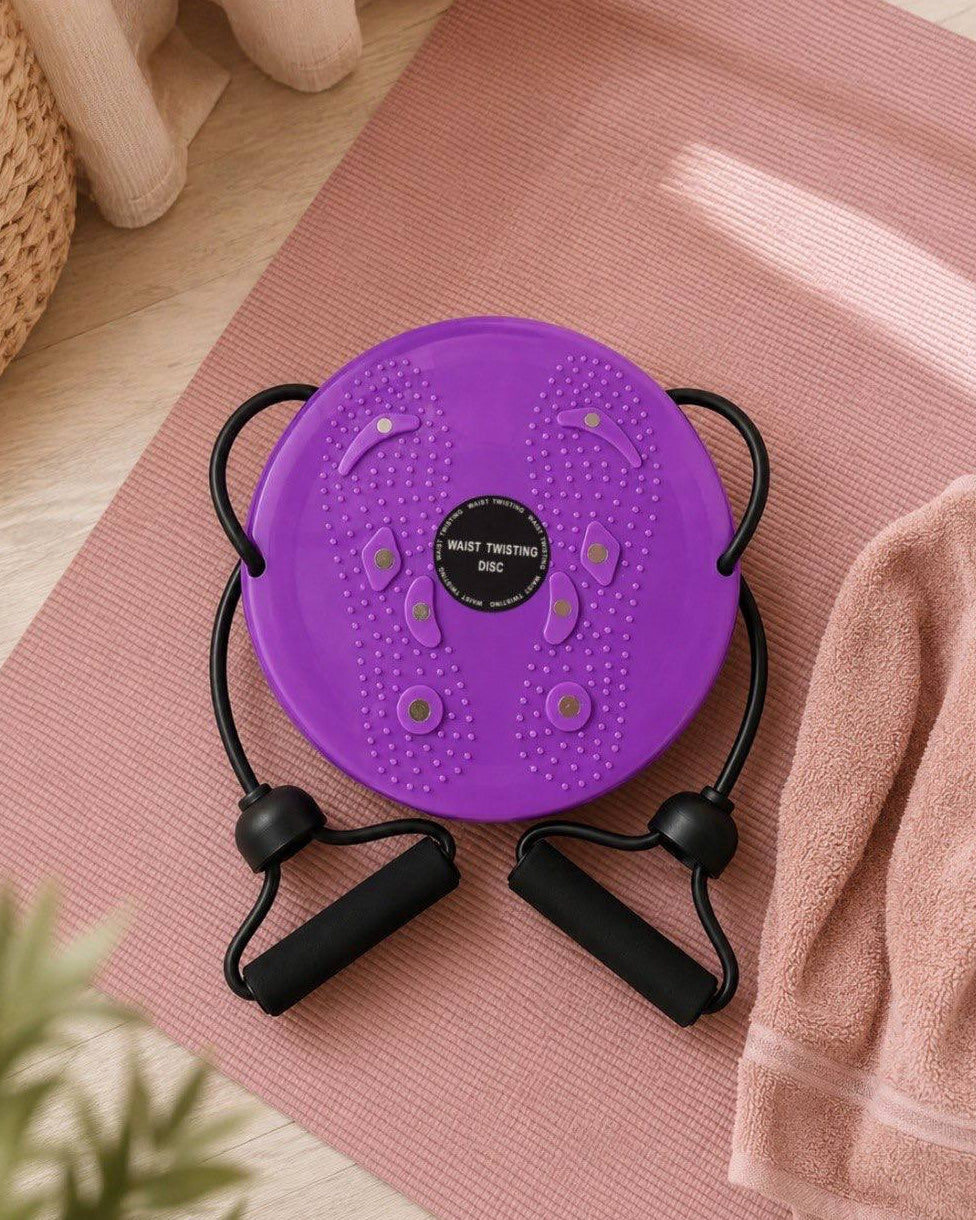 Twist Disc 360° Silent, Resistance Bands, 25 cm, Holds 100 kg