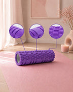 Spike Foam Roller, Deep-Grip Texture, EVA + PVC Core, 26 x 8 cm