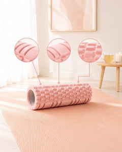 Foam Roller for Women – 30cm & 45cm | Deep Muscle Recovery | Pink & Blue