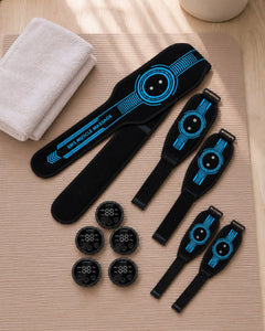 EMS Muscle Stimulator Set — Abs, Arms & Legs Toner | 10 Modes, USB Charging