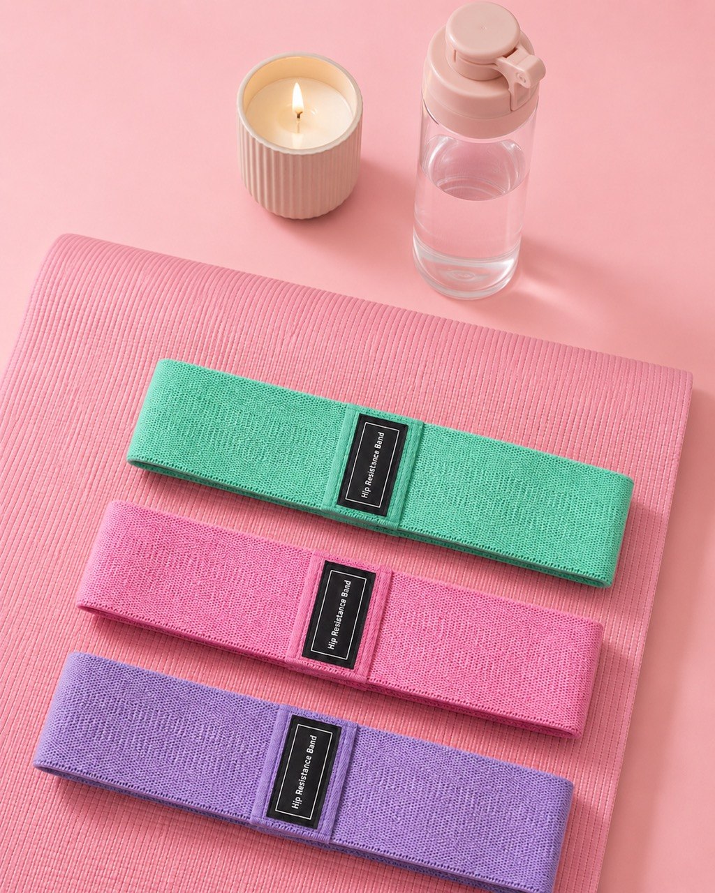 Pilates Kit - Ring, Ball & Resistance Bands Home Workout | 7-Piece Set