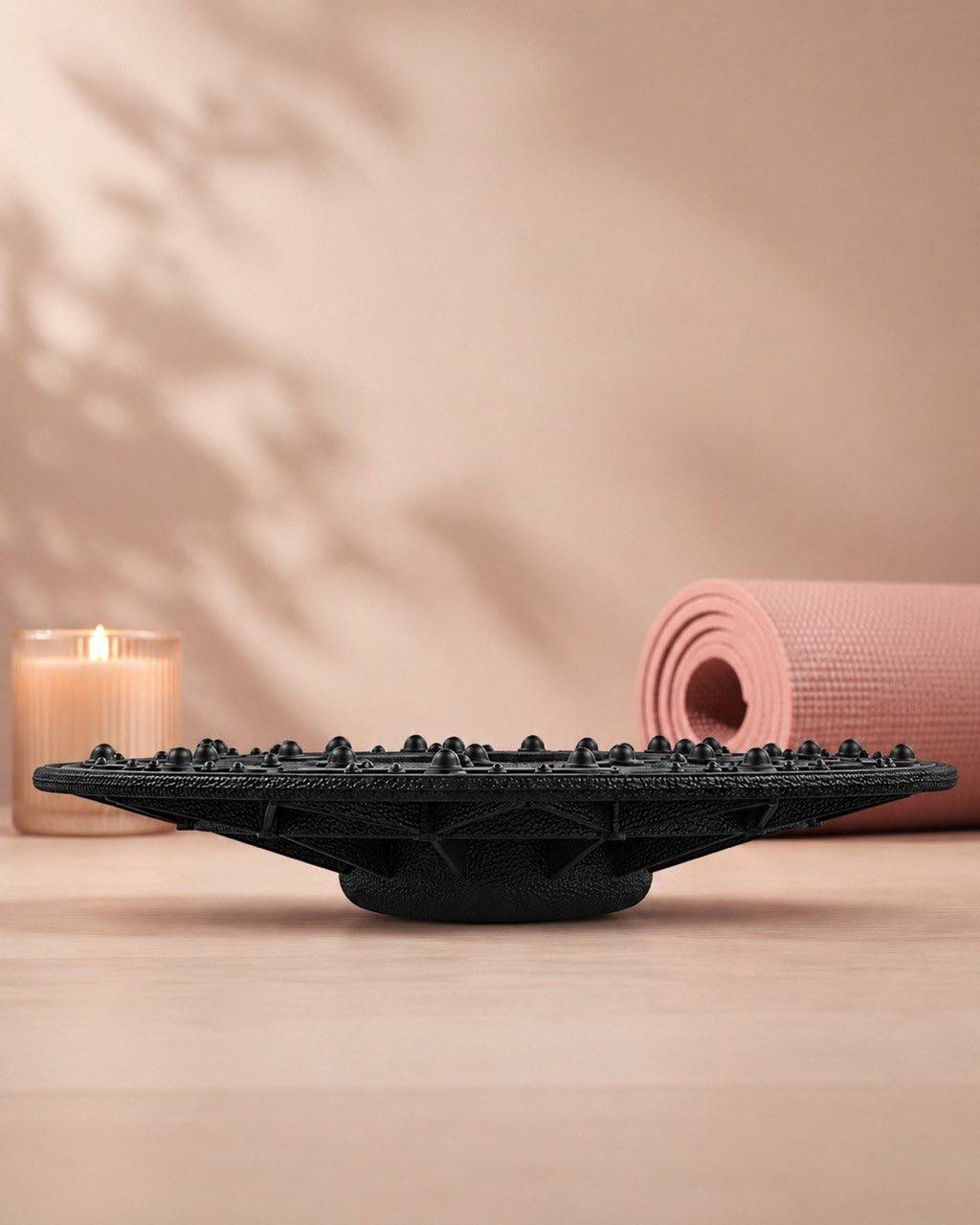 Balance Board 360° Wobble, Non-Slip Mandala, 30 cm, Up to 150 kg